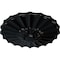 Ekena Millwork Shakuras Ceiling Medallion (Fits Canopies up to 1 3/8"), Hand-Painted Jet Black, 9"OD x 1 3/8"P CM09SHBLF - alternate 5